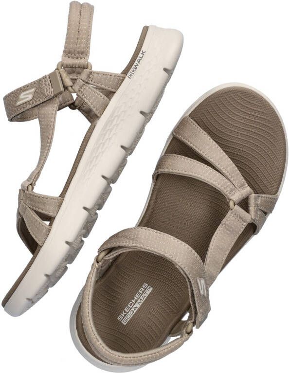 Skechers Sandalen GO WALK FLEX SANDAL-SUBLIME-X zomerschoen sandaal klittenbandschoen met goga mat voetbed - Foto 8