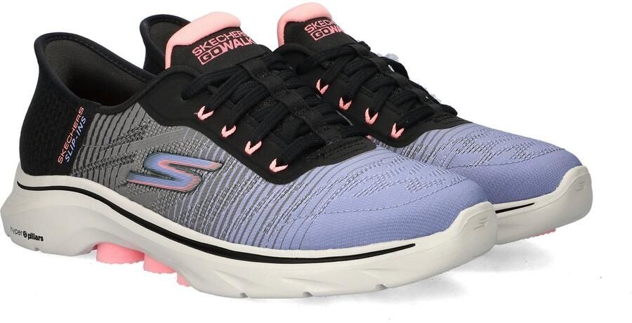 Skechers Hand Free Slip-Ins GoWalk 7 dames sneaker Zwart multi - Foto 3
