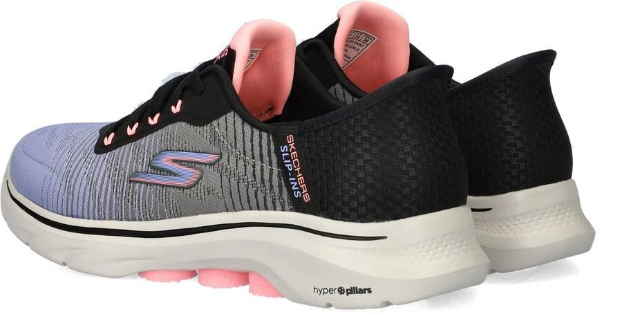 Skechers Hand Free Slip-Ins GoWalk 7 dames sneaker Zwart multi - Foto 4