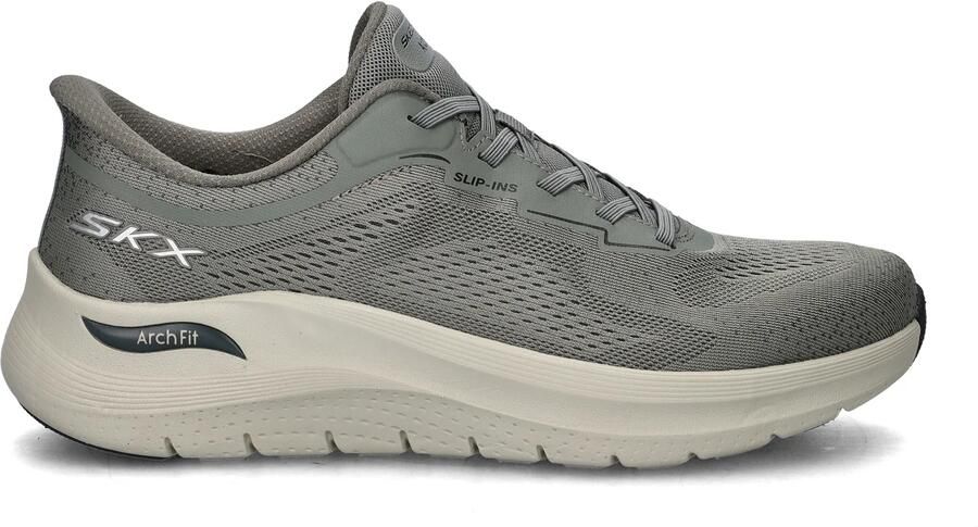 Skechers Hands Free Slip-In Arch Fit 2.0 heren instapper Kaki - Foto 4