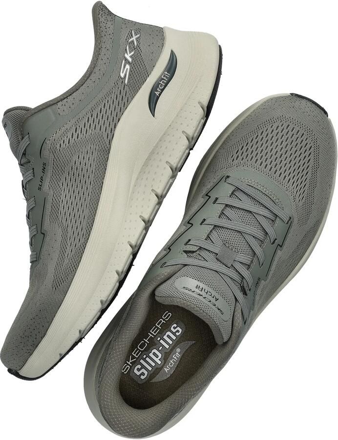 Skechers Hands Free Slip-In Arch Fit 2.0 heren instapper Kaki - Foto 5