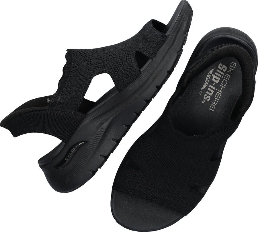 Skechers Hands Free Slip-In Arch Fit 2.0 dames sandaal Zwart - Foto 3