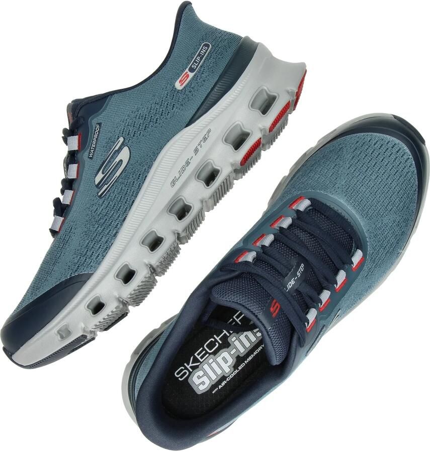Skechers Hands Free Slip-In Glide-Step Pro heren sneaker Blauw - Foto 3