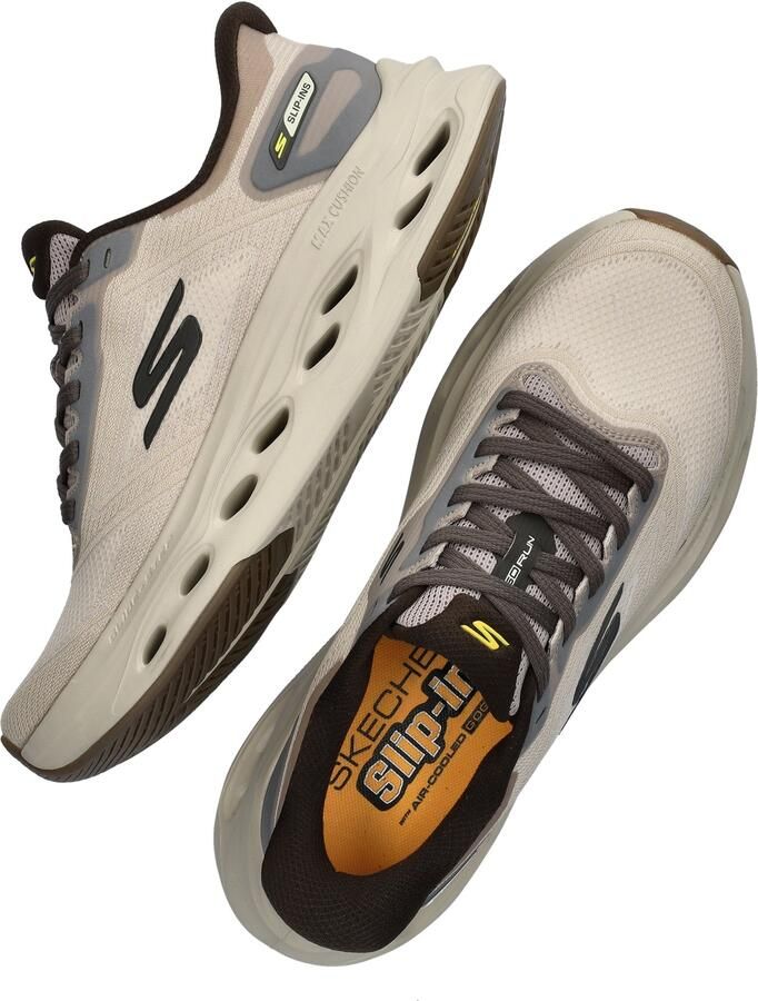 Skechers Hands Free Slip-In Max Cushioning Glide heren sneaker Taupe - Foto 3