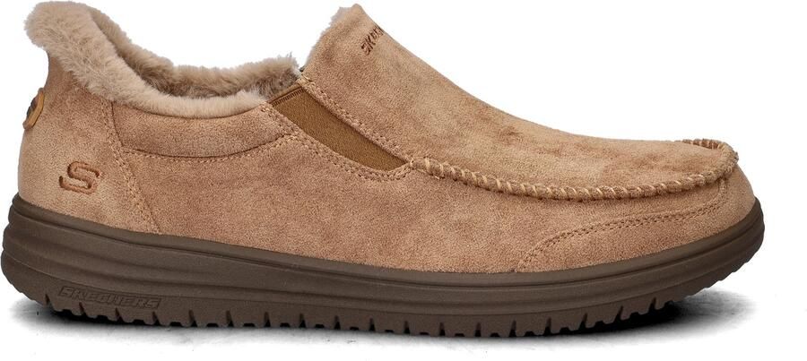 Skechers Slip-Ins Murette Scofield Heren Pantoffel 205606 TAN Lichtbruin - Foto 15