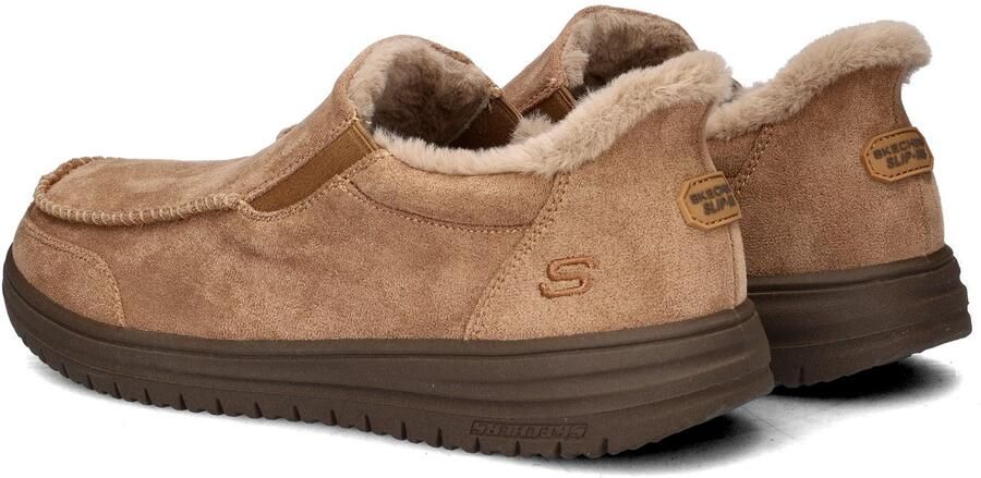 Skechers Slip-Ins Murette Scofield Heren Pantoffel 205606 TAN Lichtbruin - Foto 14