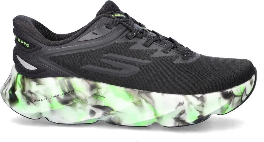 Skechers SKX AERO BURST SI GLOW IN Heren Sportschoenen Zwart - Foto 2