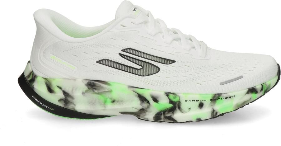 Skechers SKX AERO SPARK SI GLOW IN Heren Sportschoenen Wit - Foto 2