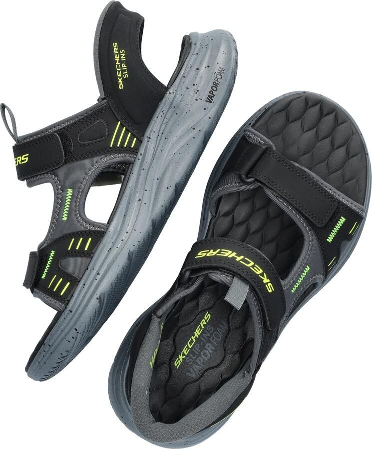 Skechers Hands Free Slip-In Vapor Foam heren sandaal Zwart multi - Foto 2