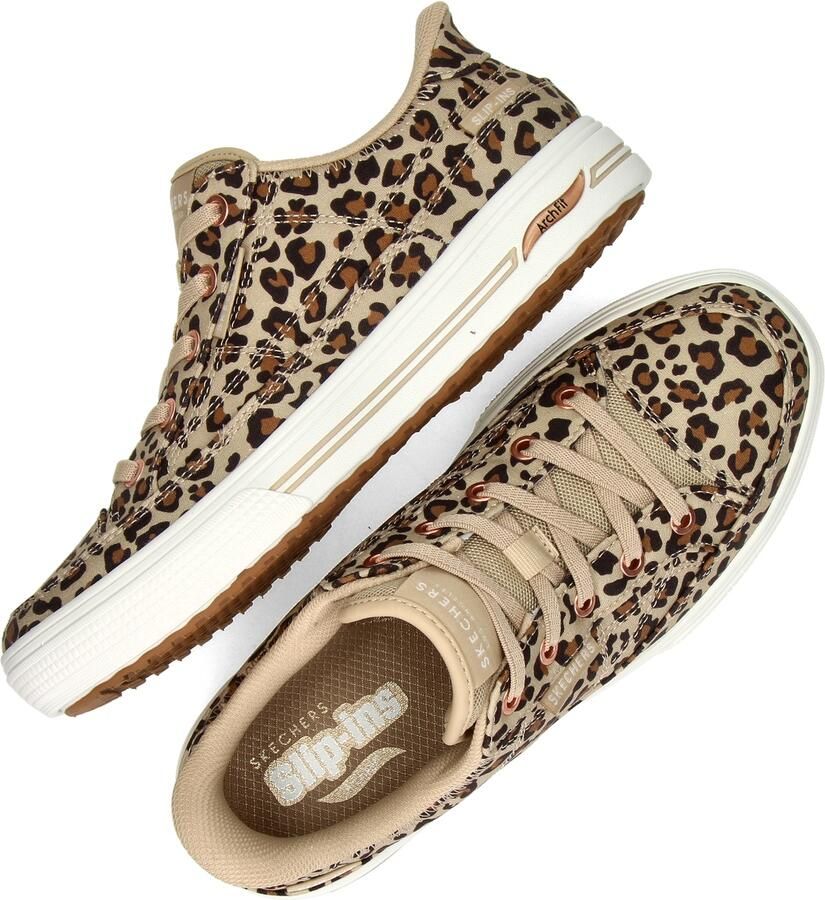 Skechers Hands Free Slip-Ins Arch Fit Arcade dames sneaker Leopard - Foto 3