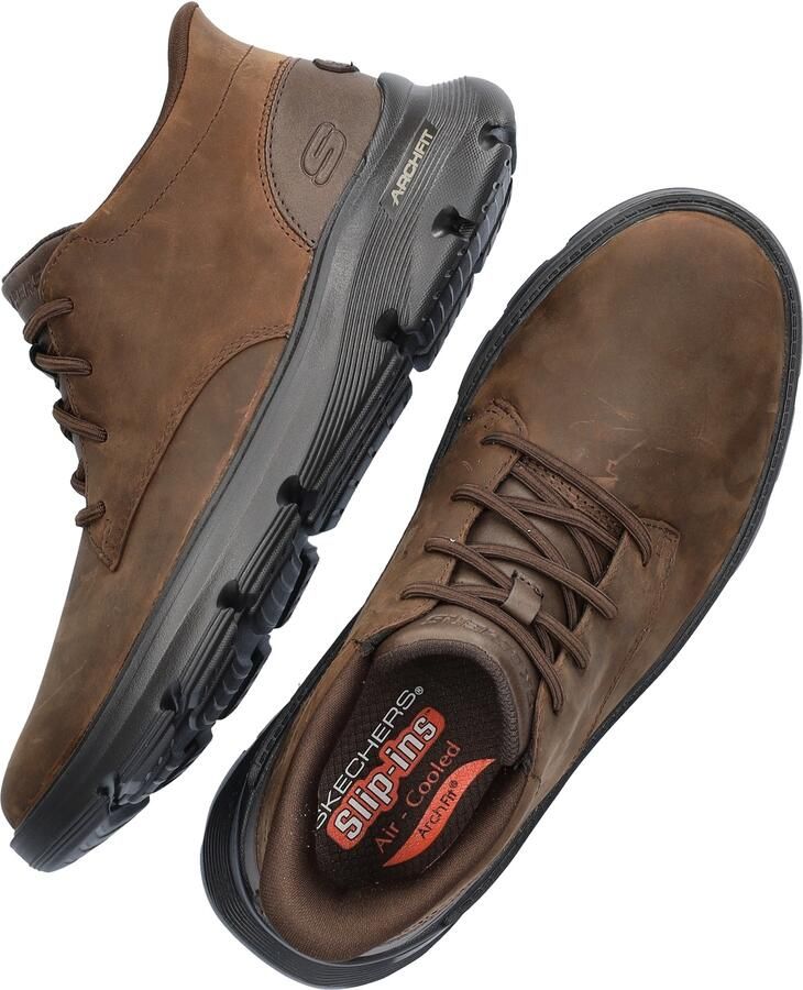 Skechers Veterschoenen ARCH FIT GARZA Vrijetijdsschoen trekkingschoen met slip-ins - Foto 8