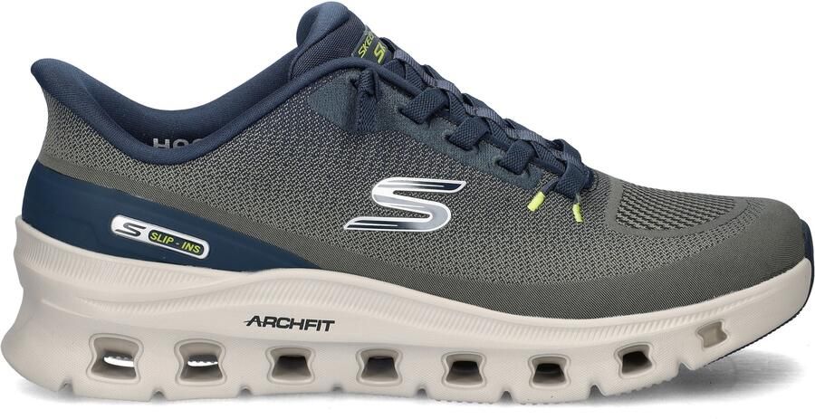 Skechers Hands Free Slip-Ins Arch Fit Glide-Step heren sneaker Kaki - Foto 2