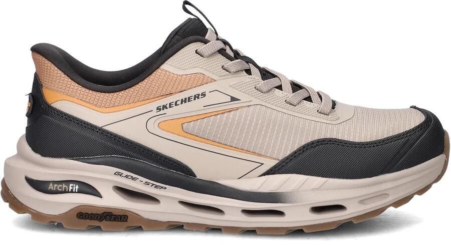 Skechers Hands Free Slip-Ins Arch Fit Glide-Step Orvan Talon heren sneaker Taupe - Foto 3