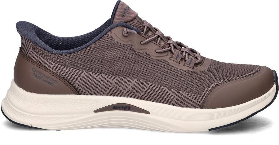 Skechers ARCH FIT VISTA 2.0-BRIGHT Dames Instappers Grijs Donkerblauw - Foto 2