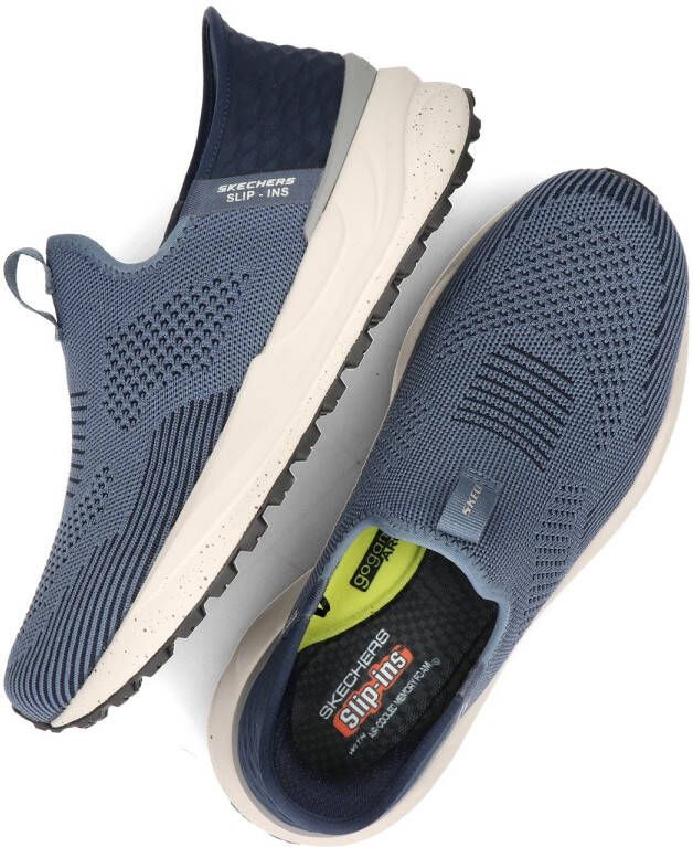 Skechers Blauwe Slip-On Sneaker met Gespikkelde Zool Blue Heren - Foto 10
