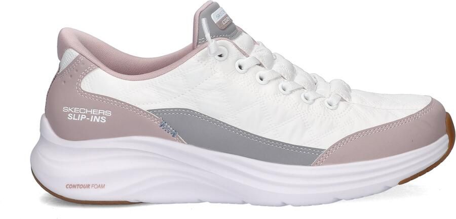 Skechers Slip-Ins: Cosy Fit Knotted Bungee Sneakers Laag Wit - Foto 12
