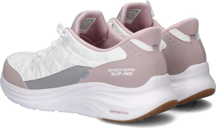 Skechers Slip-Ins: Cosy Fit Knotted Bungee Sneakers Laag Wit - Foto 14