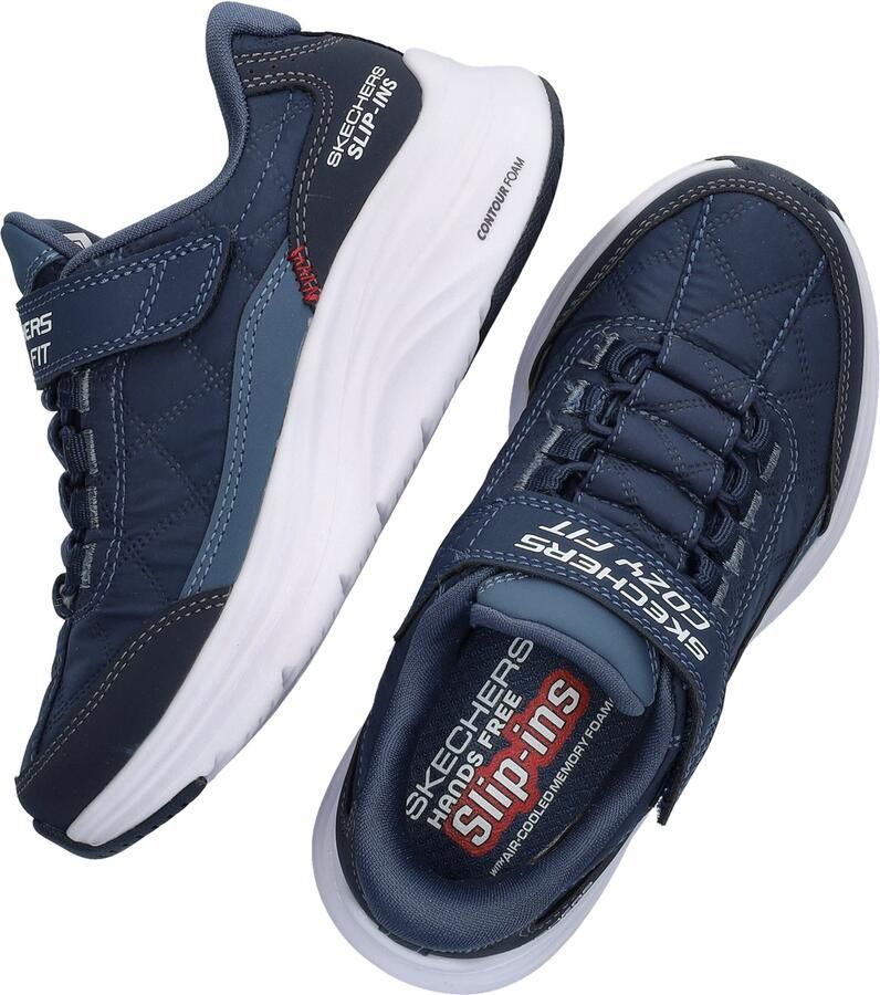 Skechers Hands Free Slip-ins: Contour Foam jongens sneaker Blauw - Foto 2