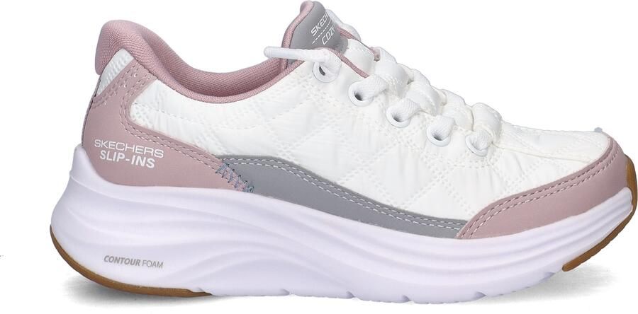 Skechers Hands Free Slip-Ins Contour meisjes sneaker Wit roze - Foto 2