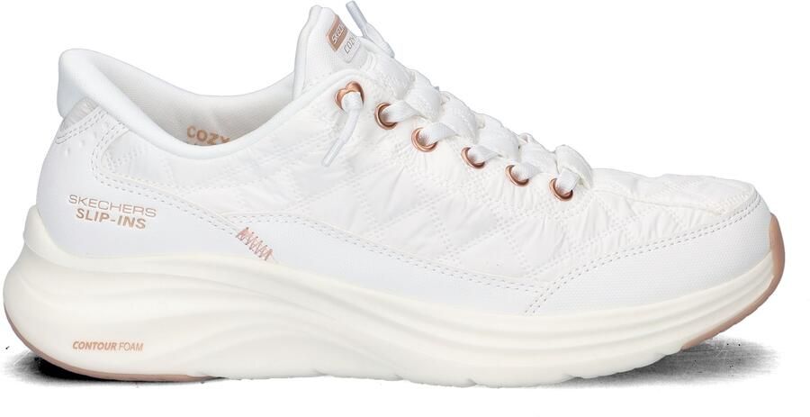 Skechers Slip-Ins Contour Foam Cozy Fit Sneakers Dames Wit - Foto 15