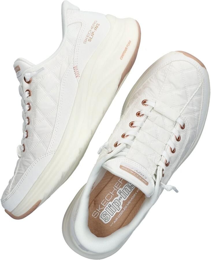 Skechers Slip-Ins Contour Foam Cozy Fit Sneakers Dames Wit - Foto 16