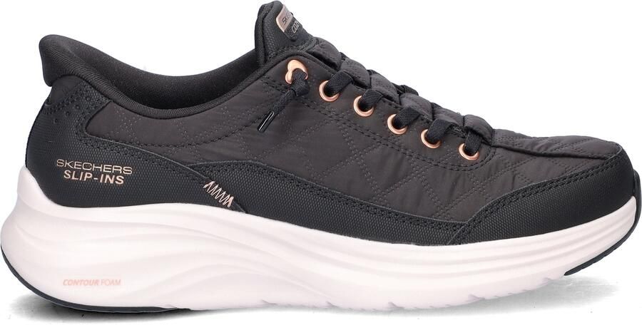 Skechers Slip-ins: Contour Foam Golden Hour Vrouwen Zwart Sneakers