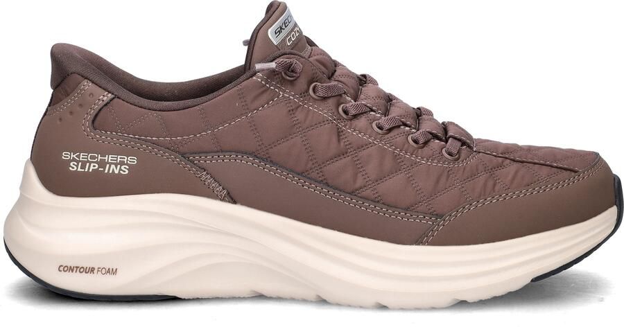 Skechers Heren Cozy Fit Slip-ins Sneakers Contour Foam 232619 BRN - Foto 4