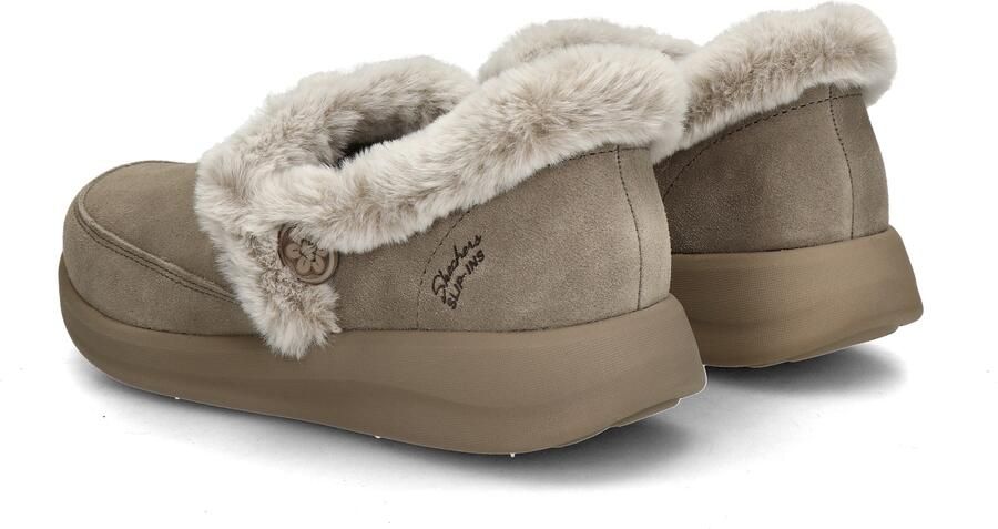 Skechers Hands Free Slip-ins Cozy Escape Frosty Bliss dames pantoffels Taupe - Foto 5