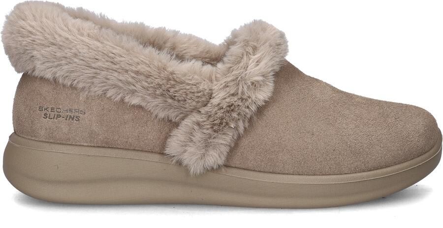 Skechers Hands Free Slip-Ins Cozy Escape dames pantoffels Taupe - Foto 5