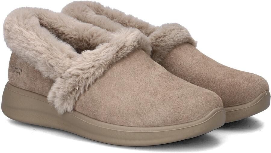 Skechers Hands Free Slip-Ins Cozy Escape dames pantoffels Taupe - Foto 3