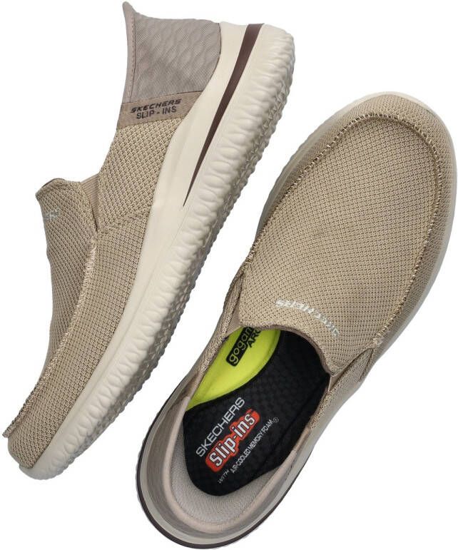 Skechers Hands Free Slip-Ins Delson 3.0 Cabrino VEGAN instapper Heren Taupe - Foto 8