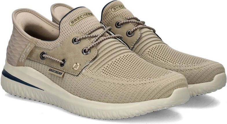 Skechers Slip-Ins: Delson 3.0 Roth 210606-TPE Mannen Beige Sneakers Sportschoenen - Foto 4
