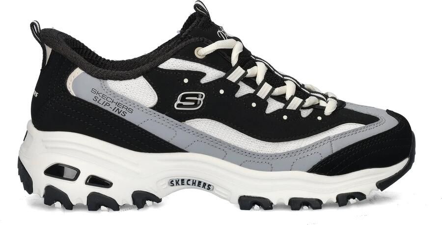 Skechers D LITES-SMOOTH NOSTALGIA Dames Instappers Zwart - Foto 2
