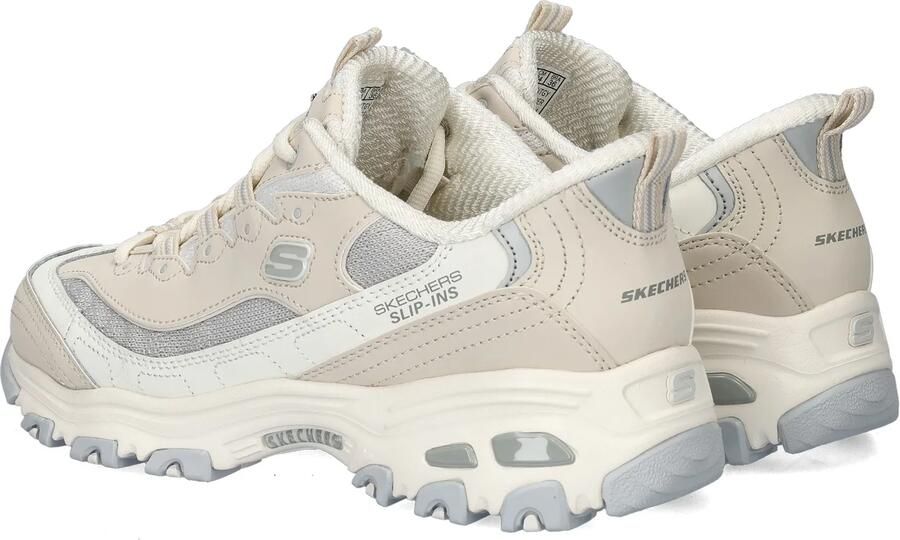 Skechers D LITES-SMOOTH NOSTALGIA Dames Instappers Naturel - Foto 4