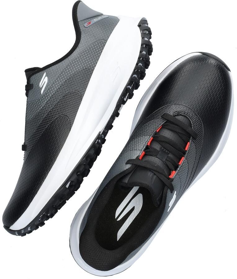 Skechers Hands Free Slip-Ins Flow SI heren golfschoen Zwart - Foto 4