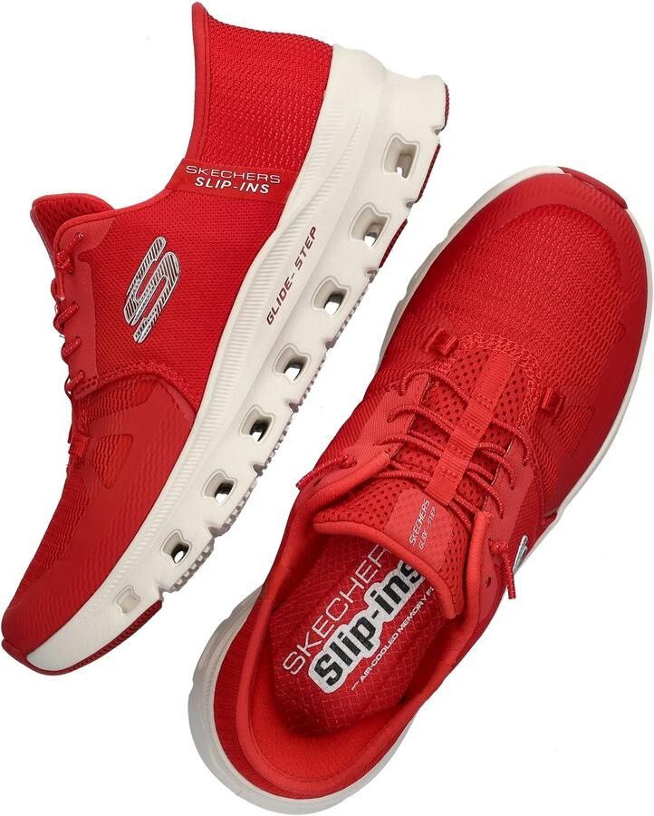 Skechers Hands Free Slip-Ins Glide dames sneaker Rood - Foto 3