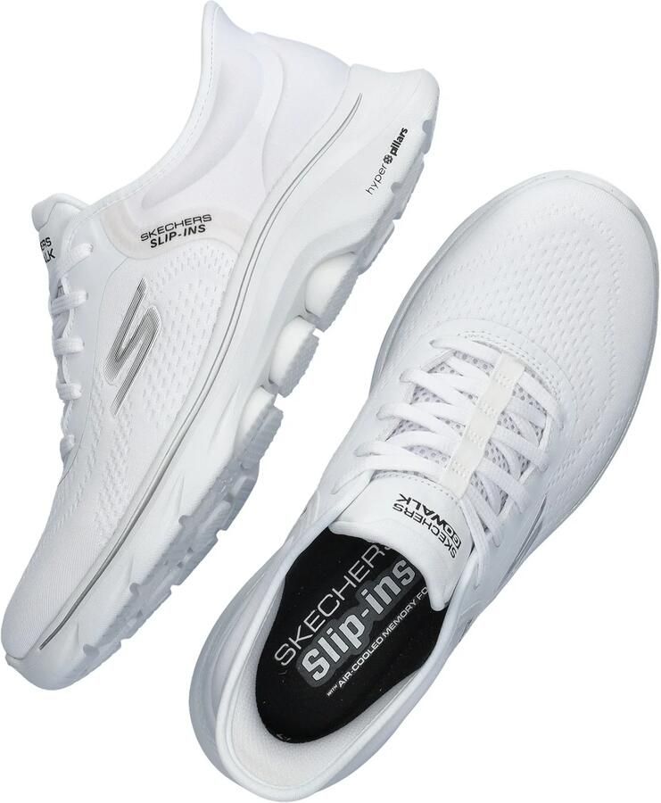 Skechers Go Walk 7 Valin Slip-Ins VEGAN Veterschoen Vrouwen Wit - Foto 7
