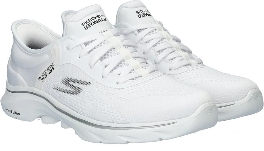 Skechers Go Walk 7 Valin Slip-Ins VEGAN Veterschoen Vrouwen Wit - Foto 8