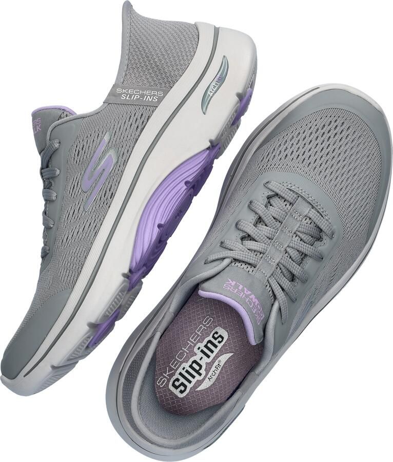 Skechers Hands Free Slip-Ins Go Walk Arch Fit 2.0 dames instapschoen Grijs - Foto 2