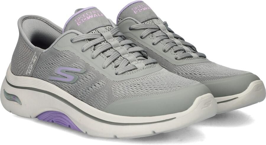 Skechers Hands Free Slip-Ins Go Walk Arch Fit 2.0 dames instapschoen Grijs - Foto 4