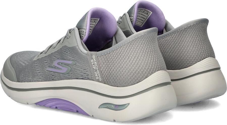 Skechers Hands Free Slip-Ins Go Walk Arch Fit 2.0 dames instapschoen Grijs - Foto 3
