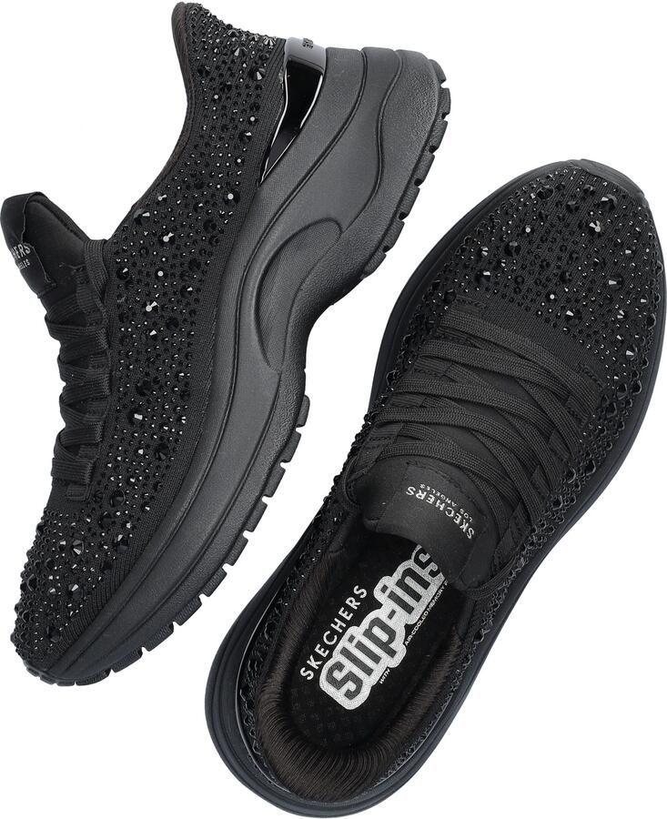 Skechers Hands Free Slip-ins: Hazel 2 Lumetta dames lage sneakers Zwart - Foto 2