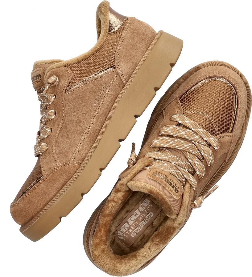 Skechers Hands Free Slip-Ins Keepsakes Cozy Street Hiker EZ dames sneaker Cognac - Foto 3