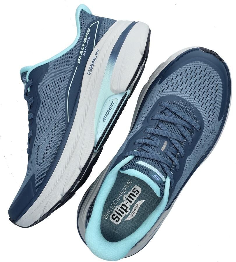 Skechers Hands Free Slip-ins Max Cushioning Go Run Arch Fit 2.0 Azusah dames sneaker Blauw - Foto 3