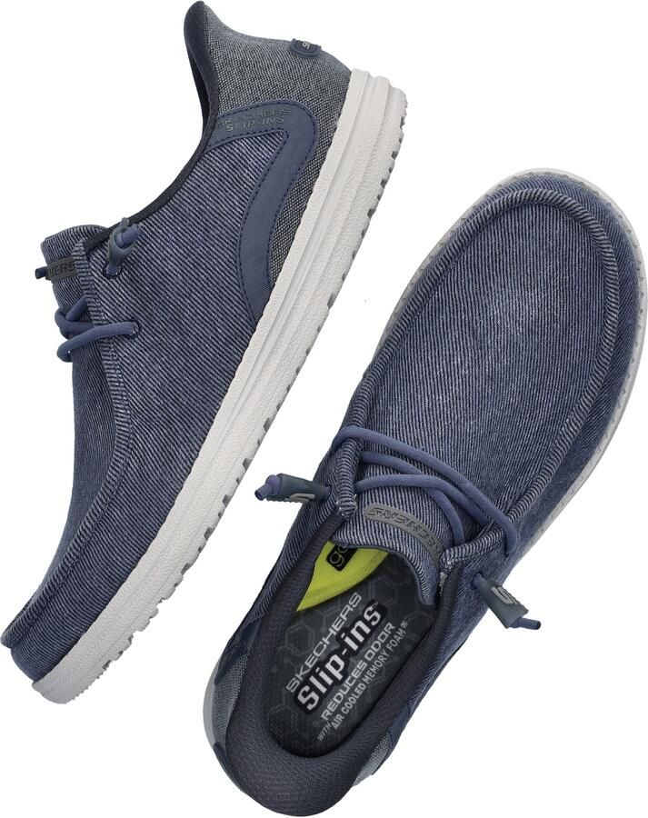 Skechers MELSON CORONADO 210959 Herenmokassins Blauw EU Stijlvol Comfort voor Elke Man - Foto 6