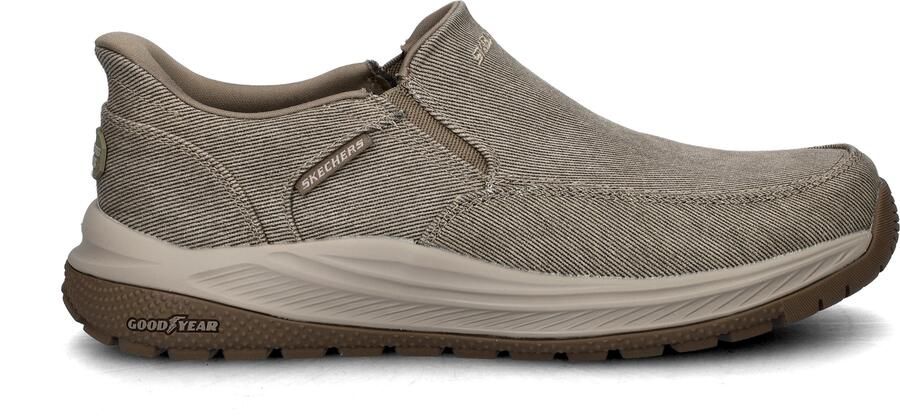 Skechers Hands Free Slip-Ins Meroe heren mocassin Donker Taupe - Foto 2