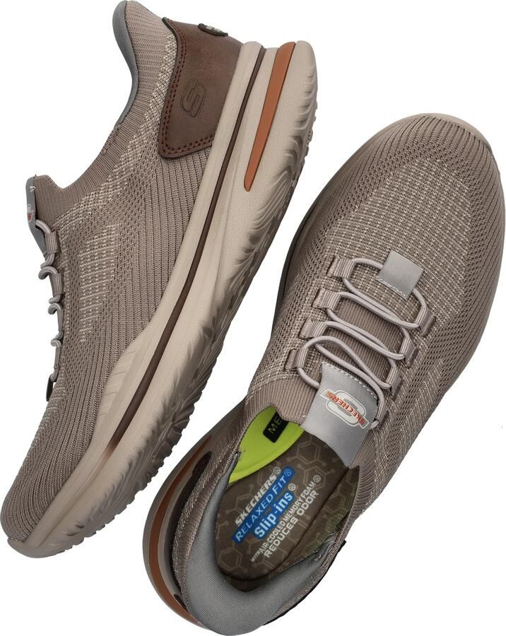 Skechers Hands Free Slip-Ins Norlan heren instapper Taupe - Foto 3
