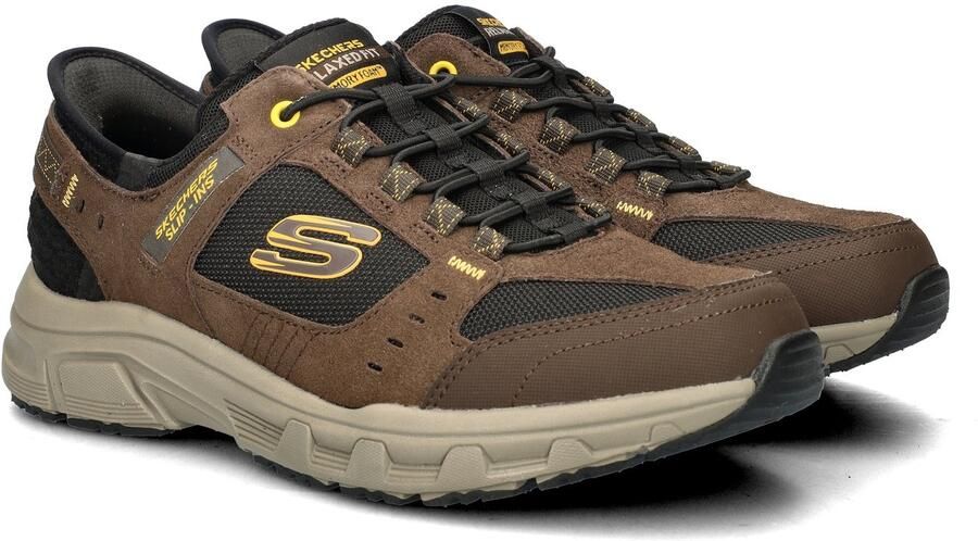 Skechers Slip-ins heren wandelschoenen cat. A Bruin Extra comfort Memory Foam - Foto 5