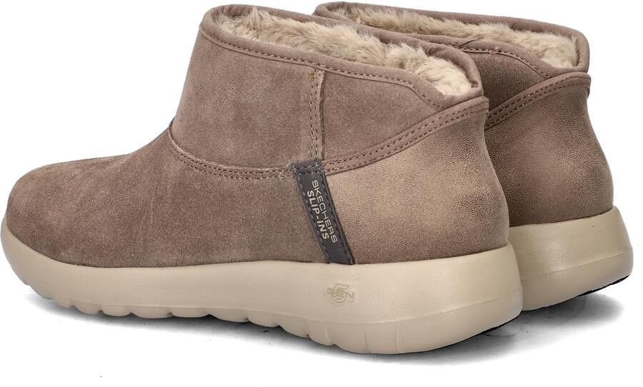 Skechers Hands Free Slip-Ins On-the-Go dames gevoerde boot Taupe - Foto 4