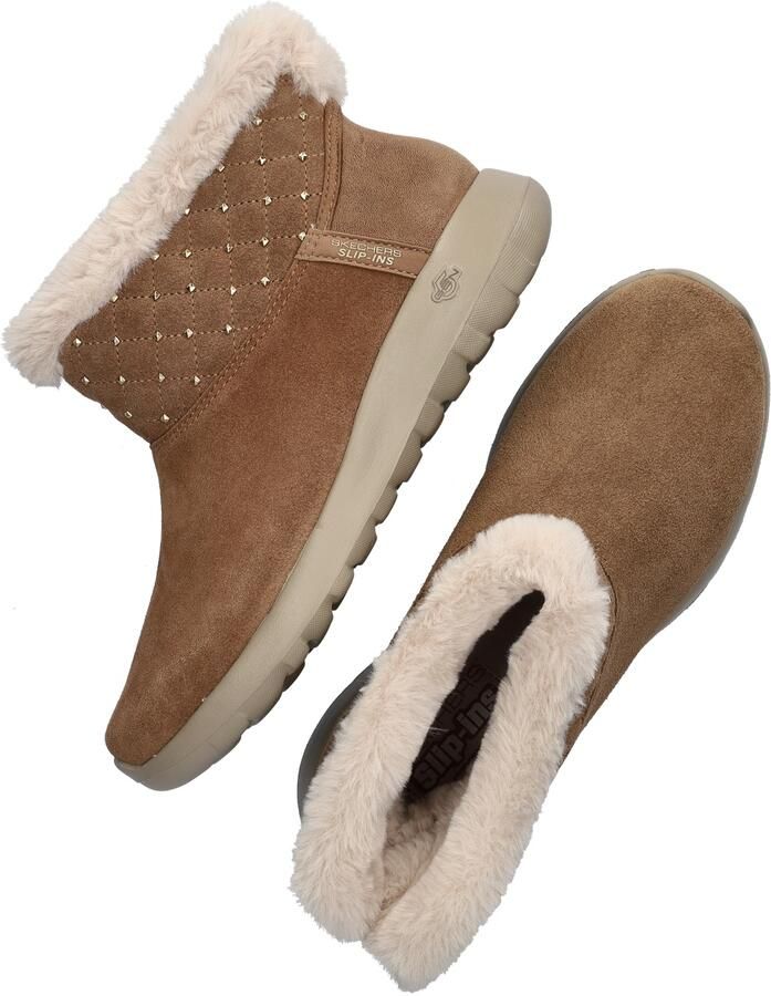 Skechers Hands Free Slip-Ins On-the-Go dames gevoerde boot Cognac - Foto 2